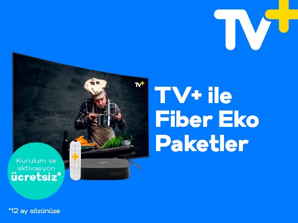 Turkcell’lilere Özel 1 Ay Ücretsiz TV+ Ve Fiber Kampanyası